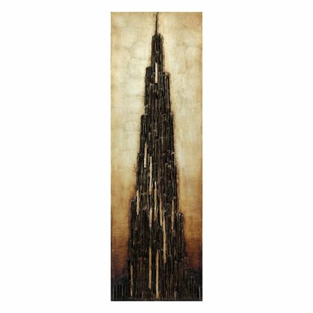 EMPIRE ART DIRECT Primo Mixed Media Hand Painted Iron Wall Sculpture - Stratified PMO-110505-7222